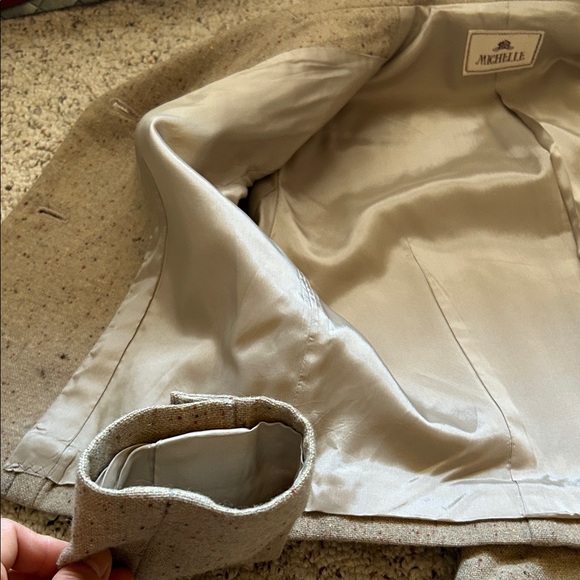 Michele 80%wool Double-Breasted Blazer - Picture 8 of 8